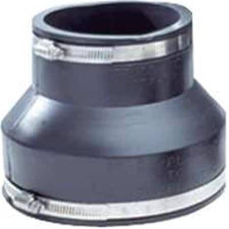 Fernco Fernco. P1056-415 Plastic Coupling; 4 x 1.5 In. 6380596